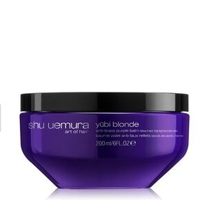 SHU UEMURA yūbi blonde anti-brass purple hair mask 200ml.
